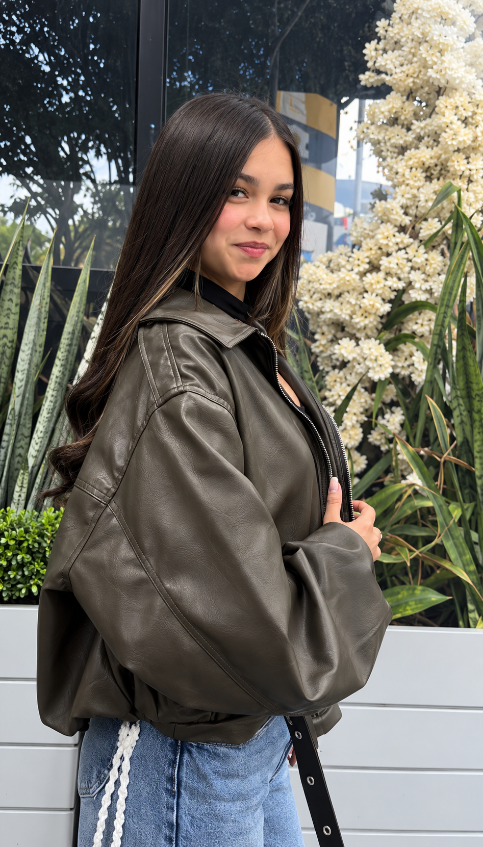 Chaqueta En cuero Tex - Puños Recogidos - Imagen 4