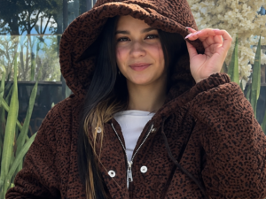 Chaqueta Animal Print - Con Capota