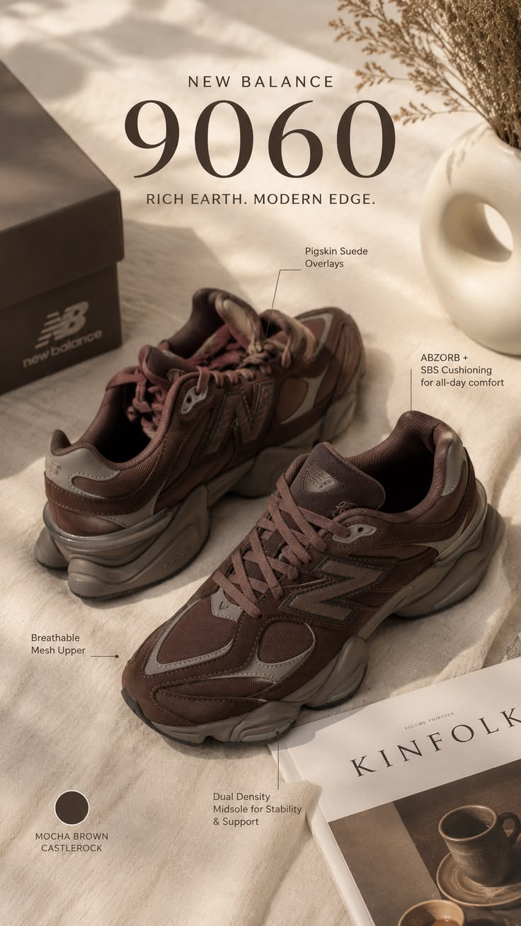 TENIS NEW BALANCE 9060 MARRON